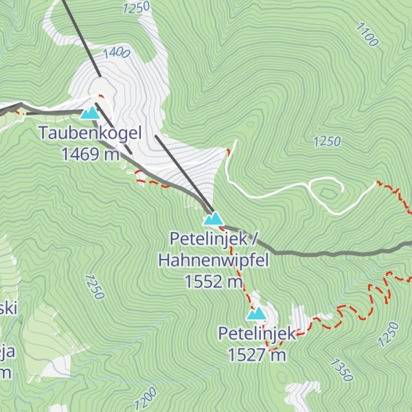 Map of Starthütte FIS Abfahrt