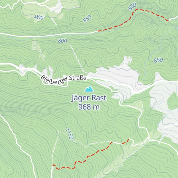 Map of Jäger Rast