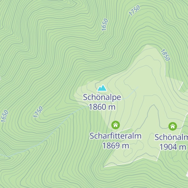 Map of Wirtsalm