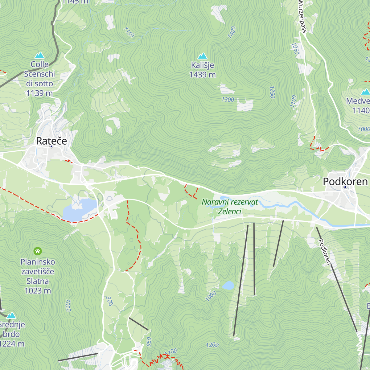 Gostilna Zelenci map