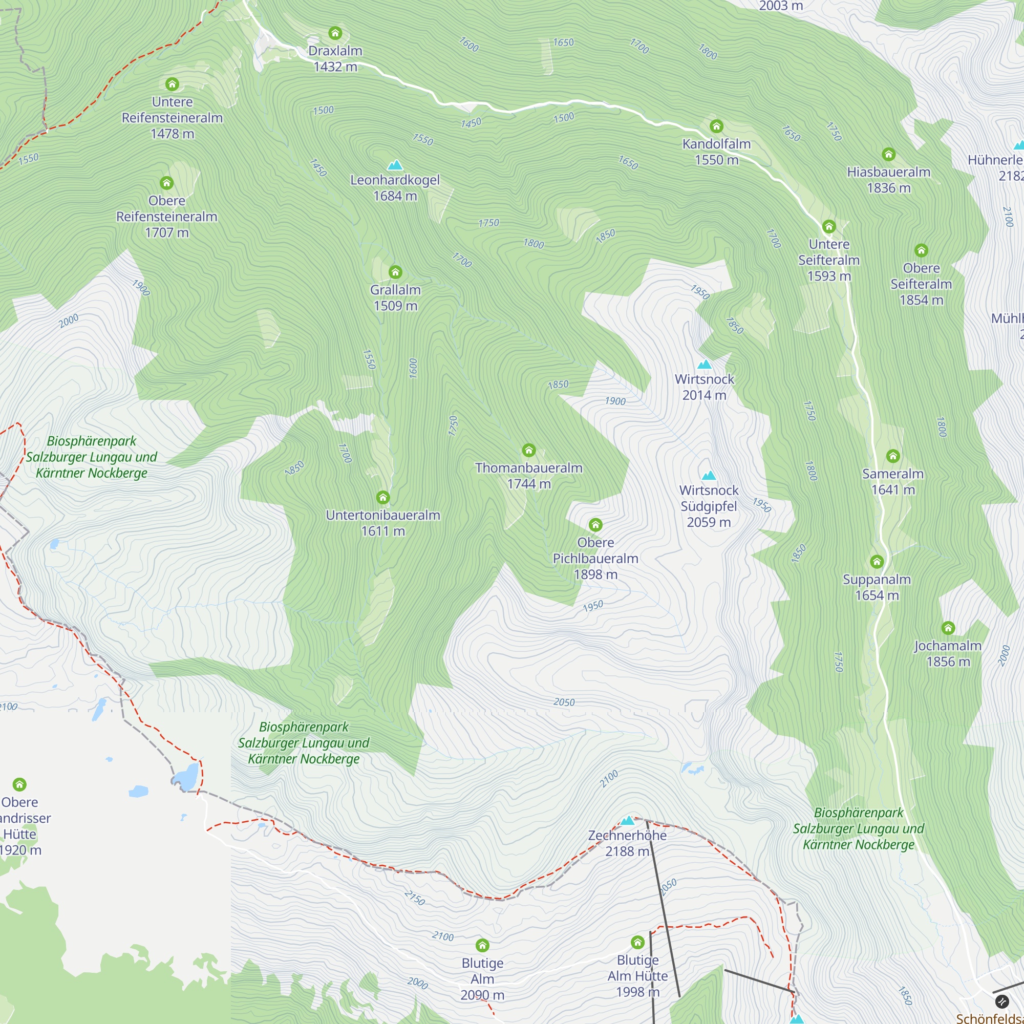 Obertonibaueralm map