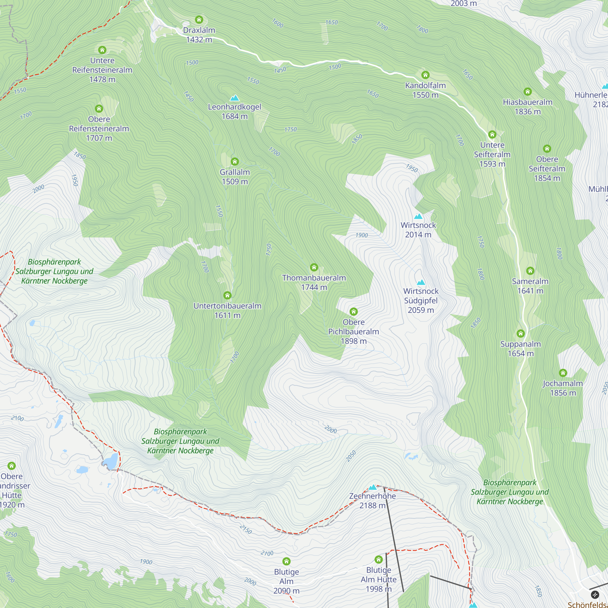 Obertonibaueralm map
