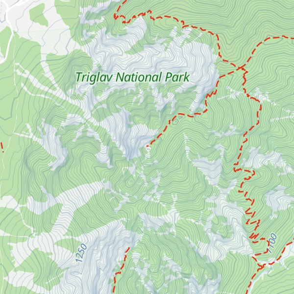 Map of Visoka peč
