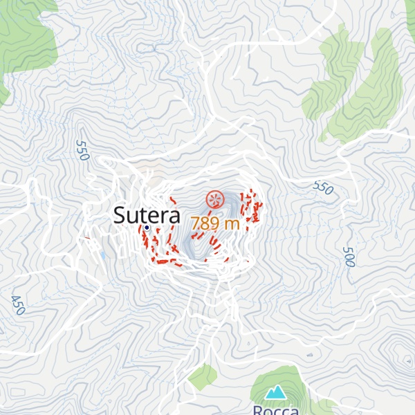 Map of Monte San Paolino
