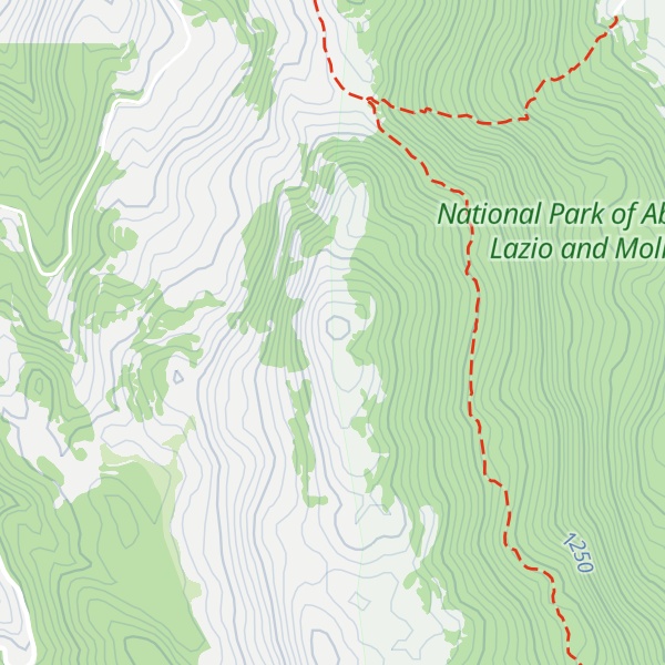 Map of Colle Bernardo