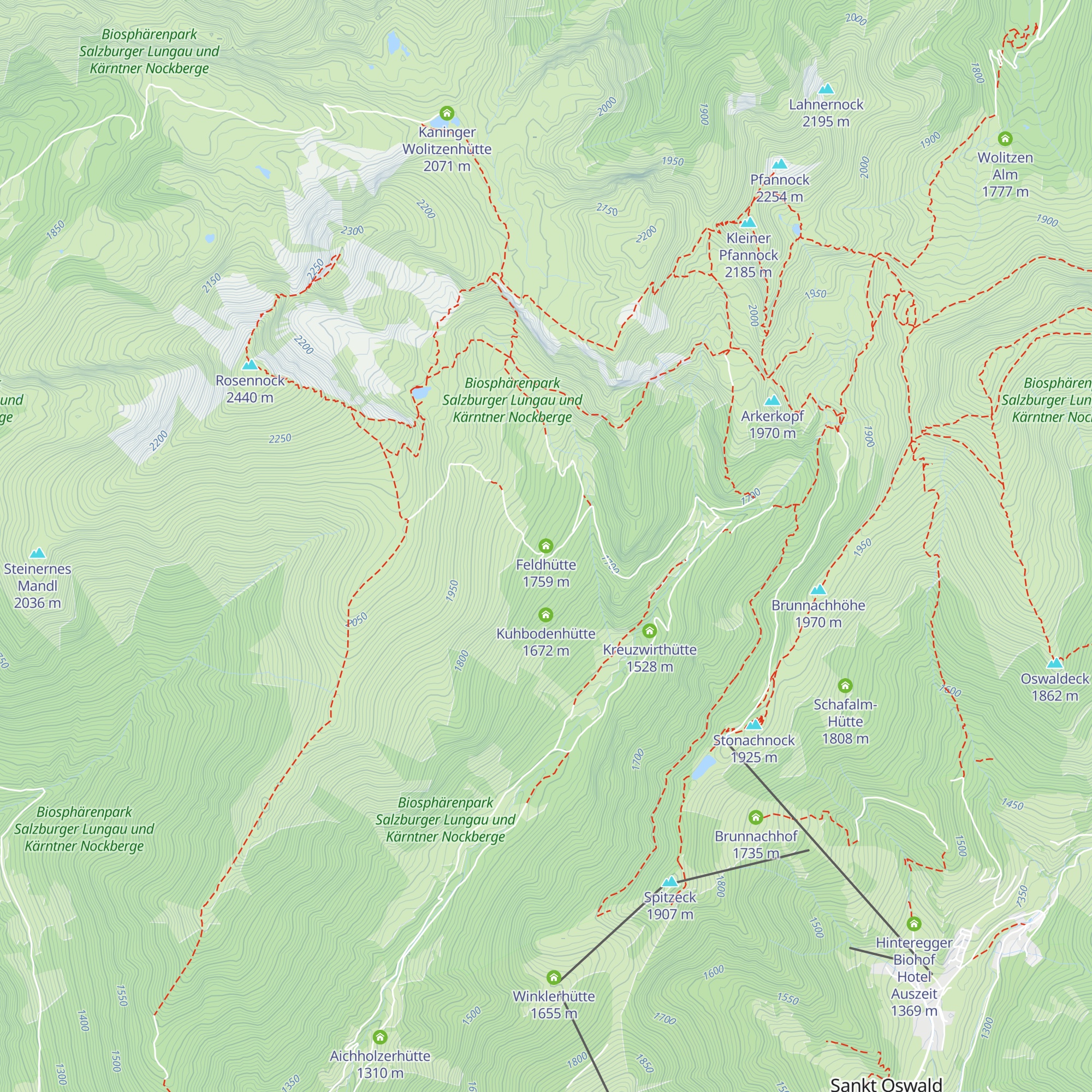 Feldhütte map