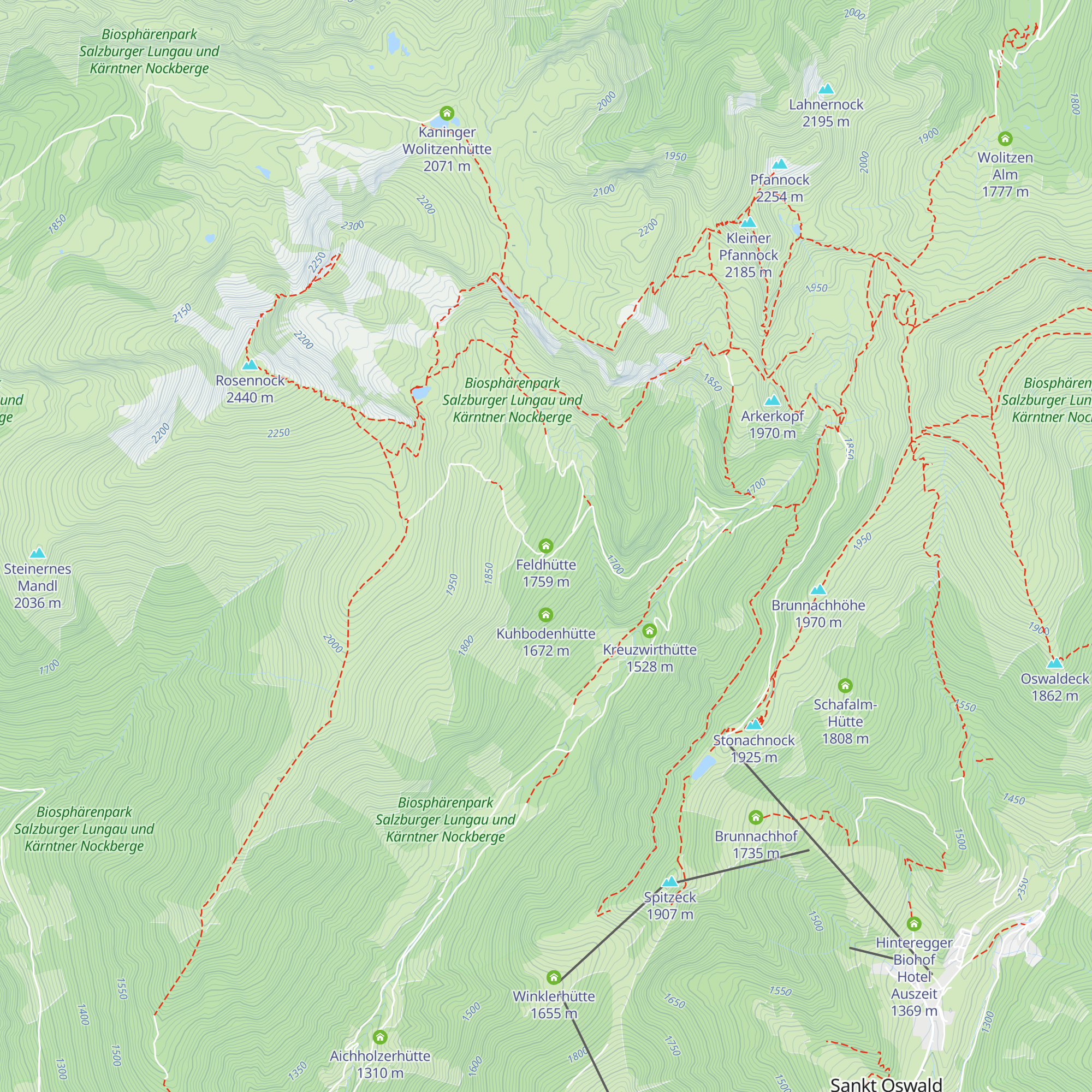Feldhütte map
