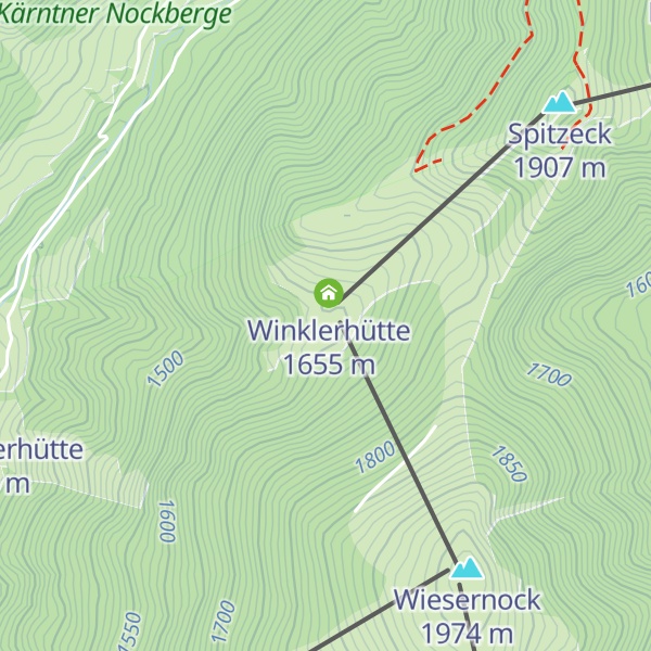Map of Schartenalm