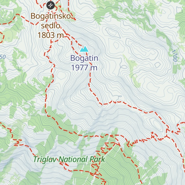 Map of Mahavšček