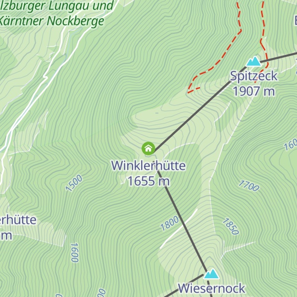 Map of Winklerhütte
