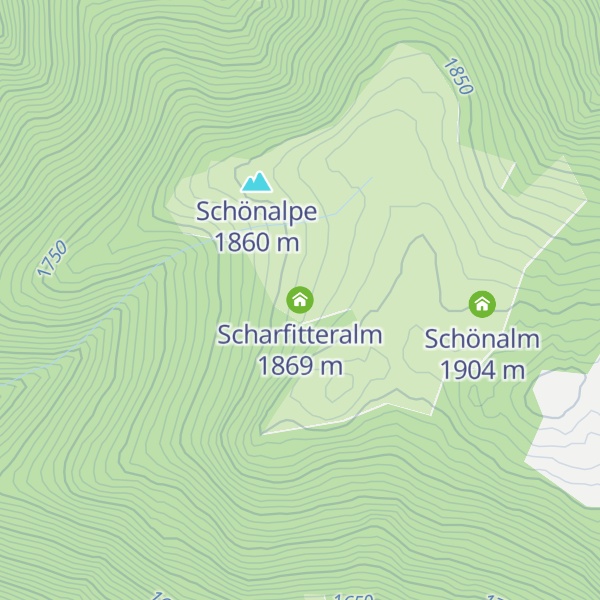 Map of Scharfitteralm