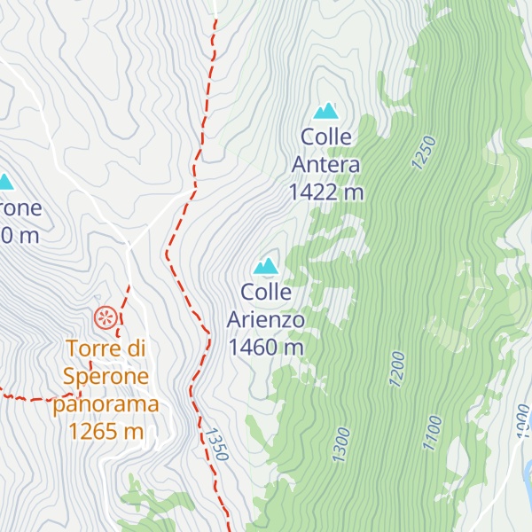 Map of Colle Arienzo