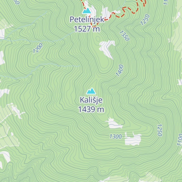Map of Kališje