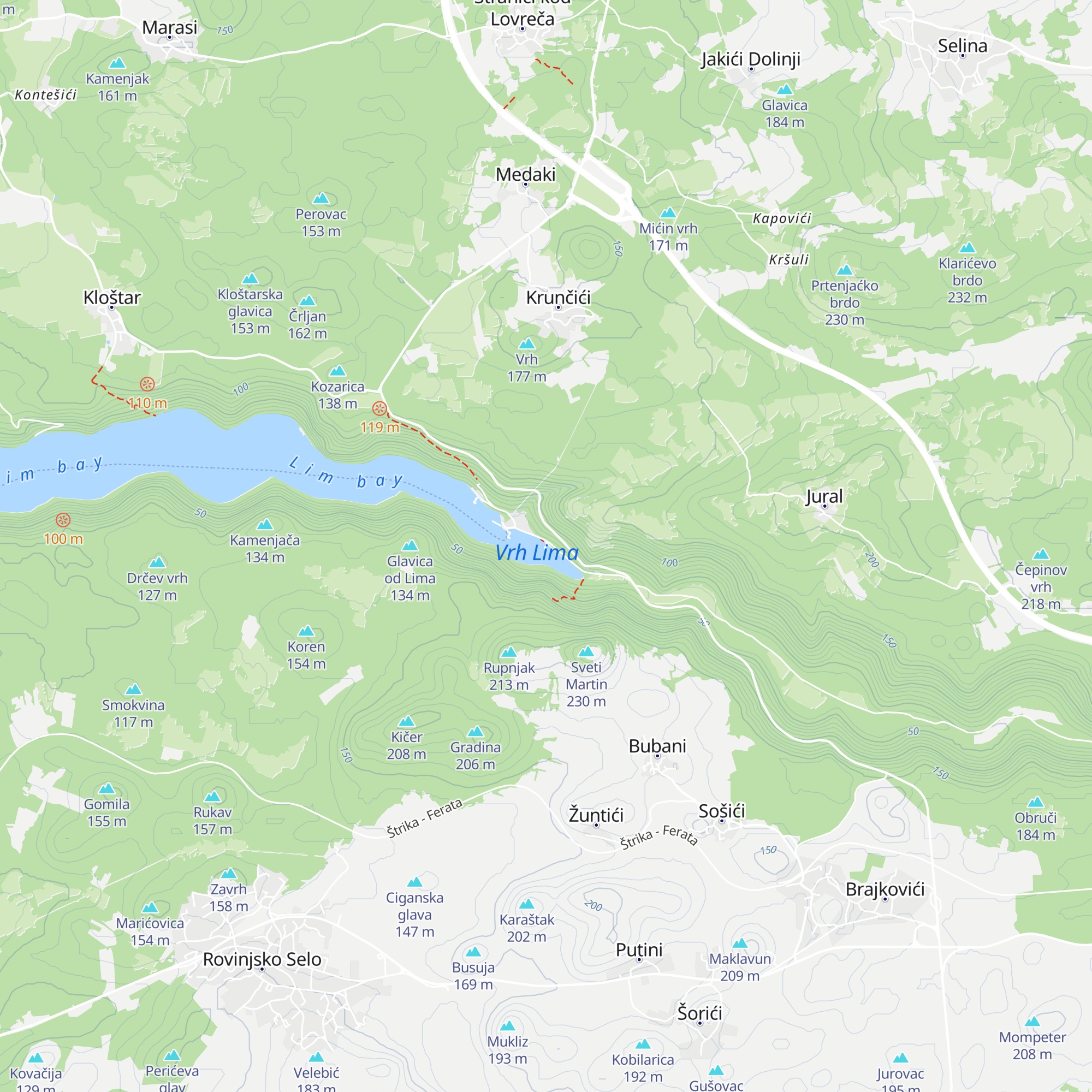 Lim Bay Oysters map