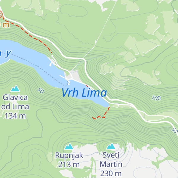 Map of Lim Bay Oysters