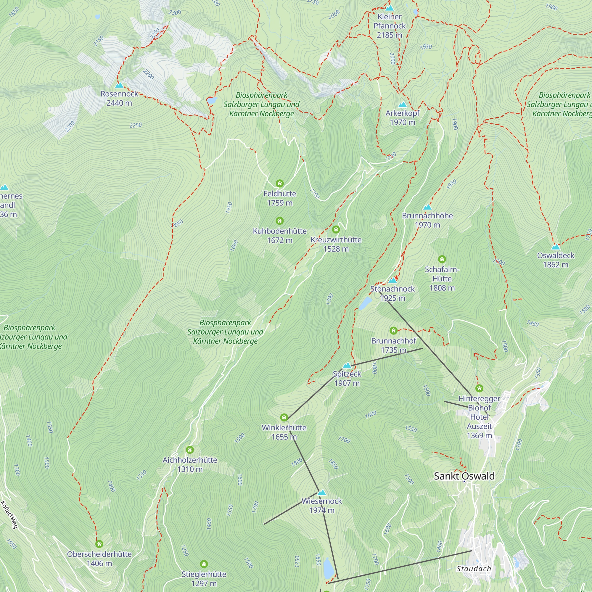 Petodnighütte map