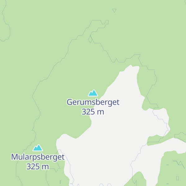 Map of Gerumsberget