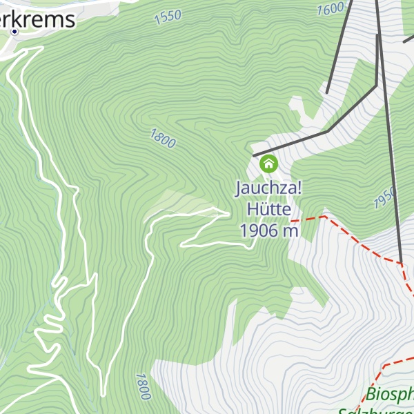 Map of Penkerhütte