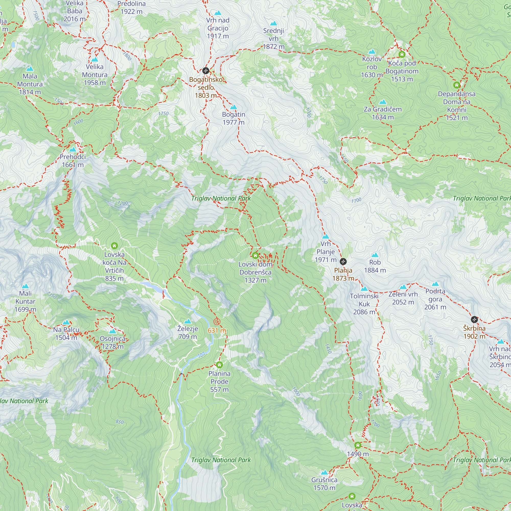 Lovski dom Dobrenšca map