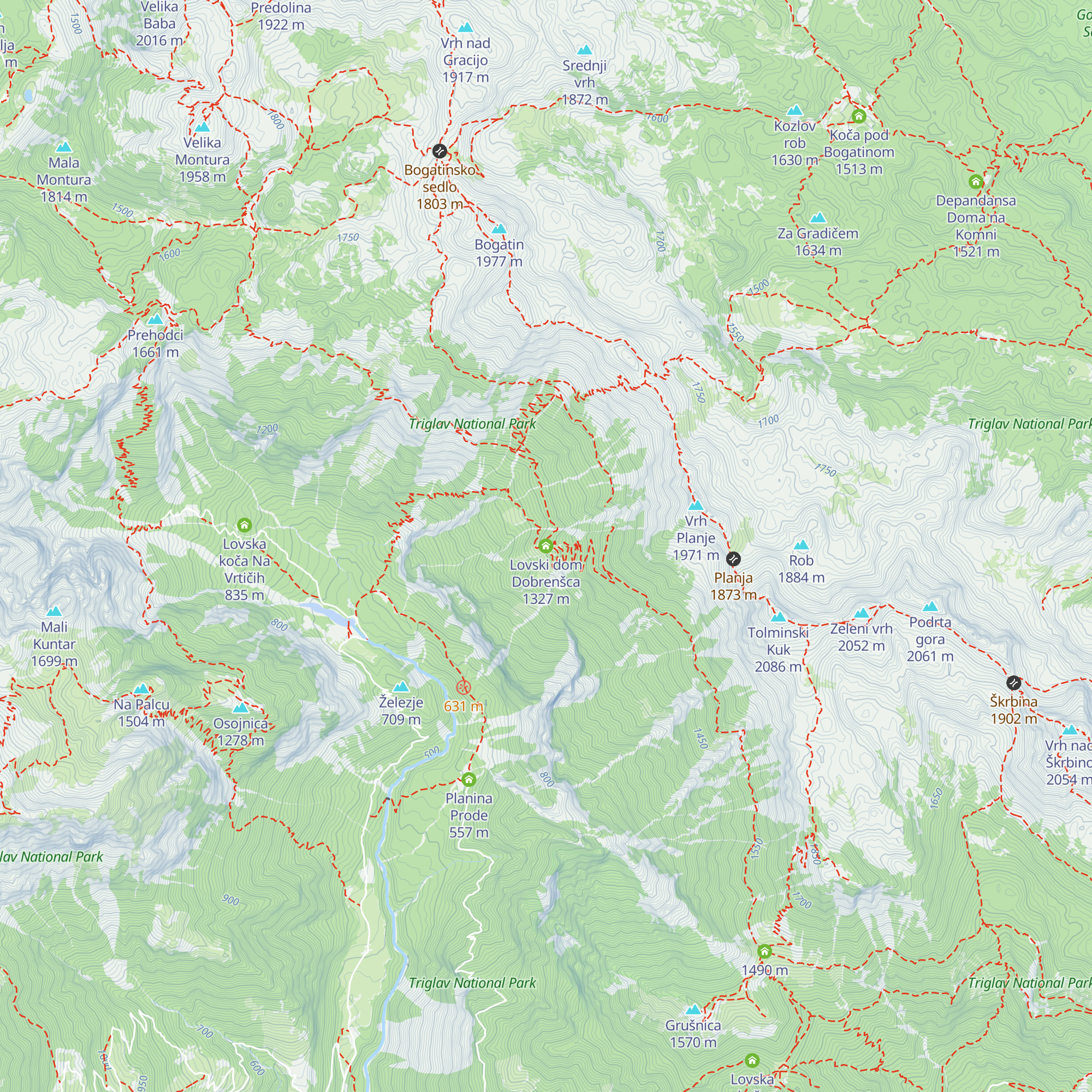 Lovski dom Dobrenšca map