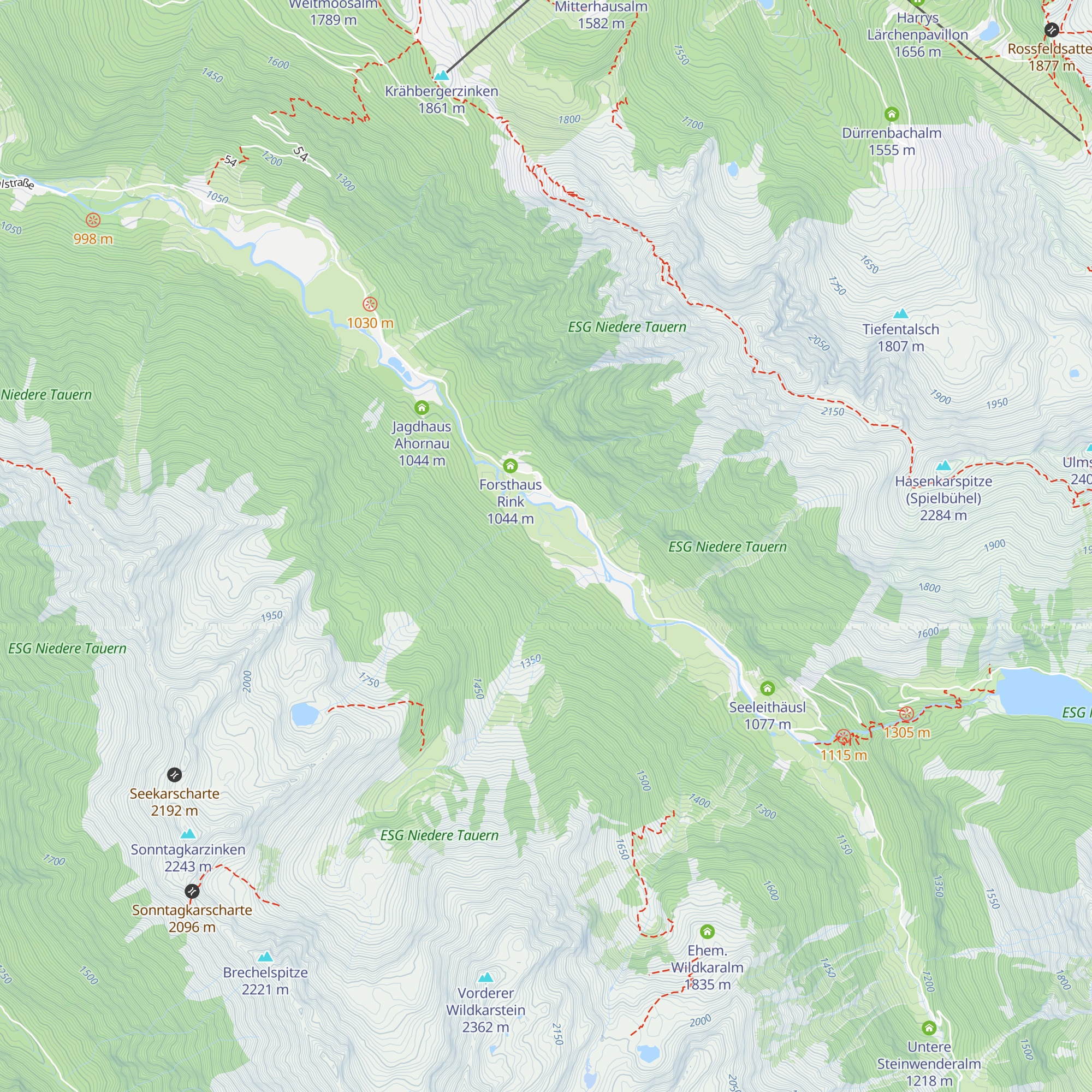Sondlalm map