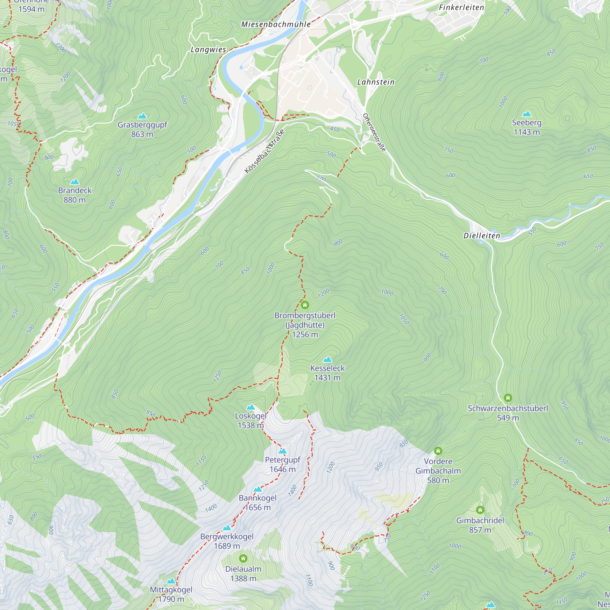 Brombergstüberl (Jagdhütte) map