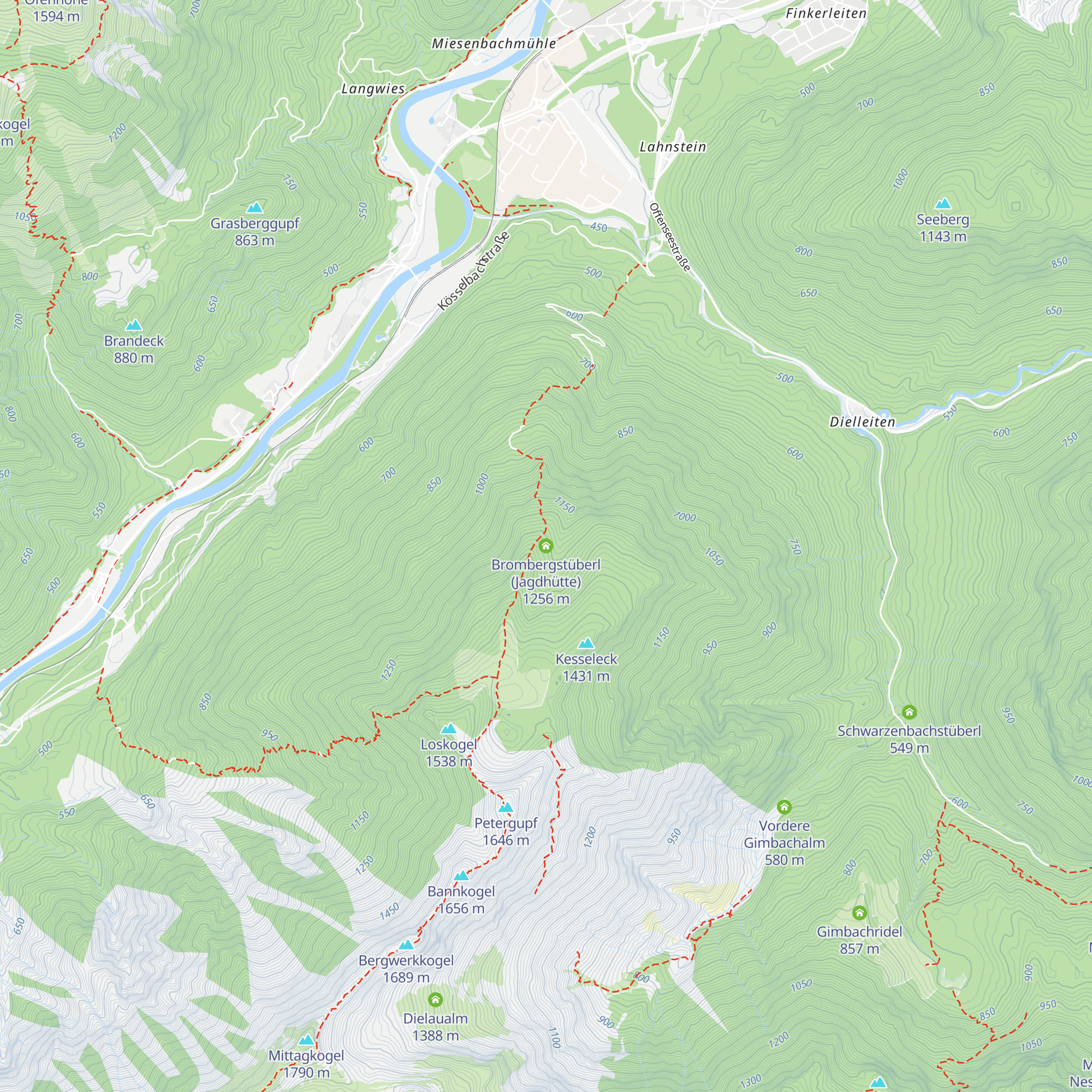 Brombergstüberl (Jagdhütte) map