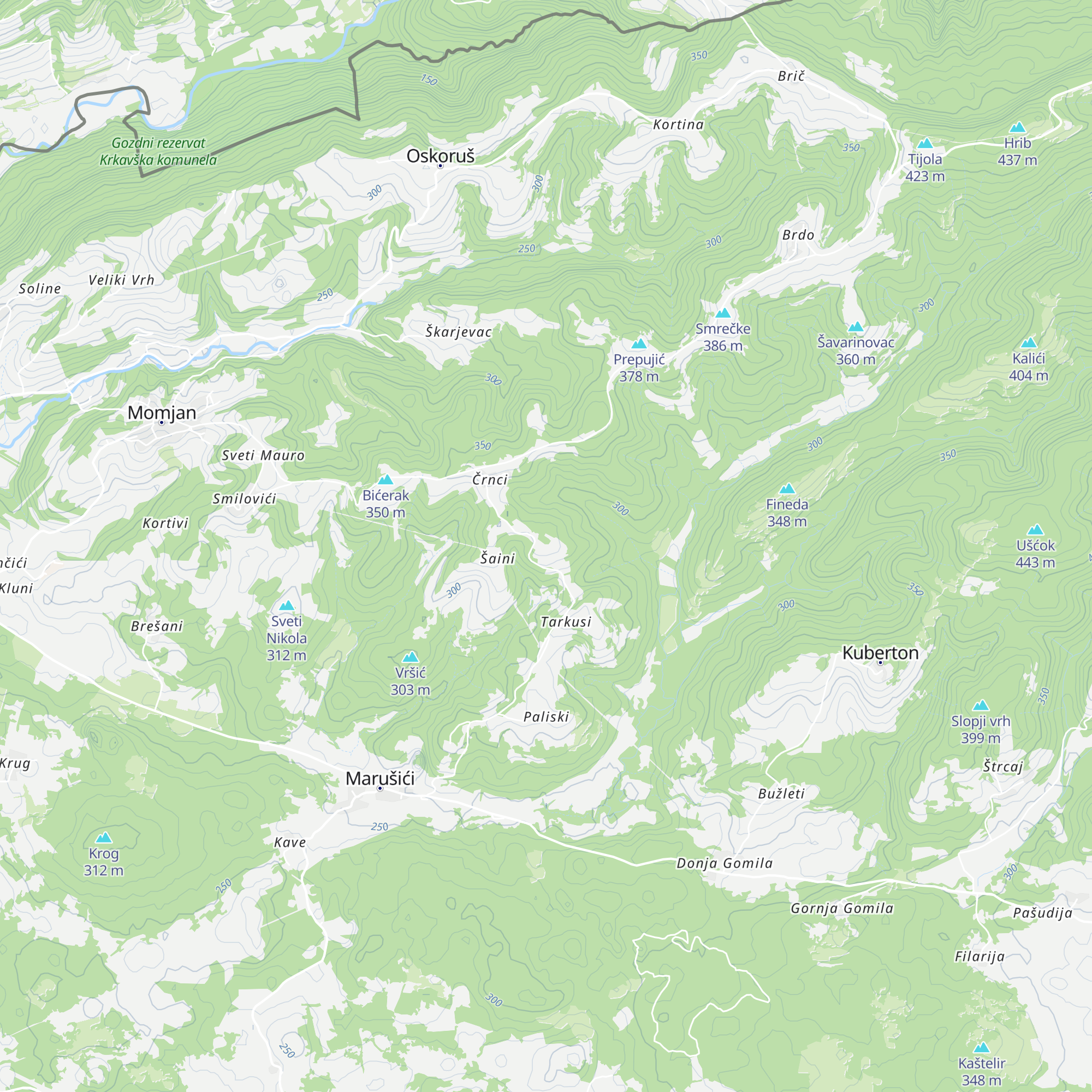 Sv. Petar map