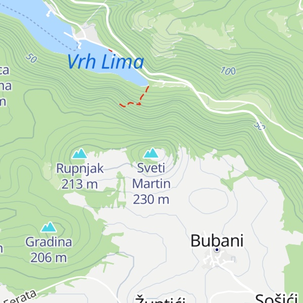 Map of Sv. Martin