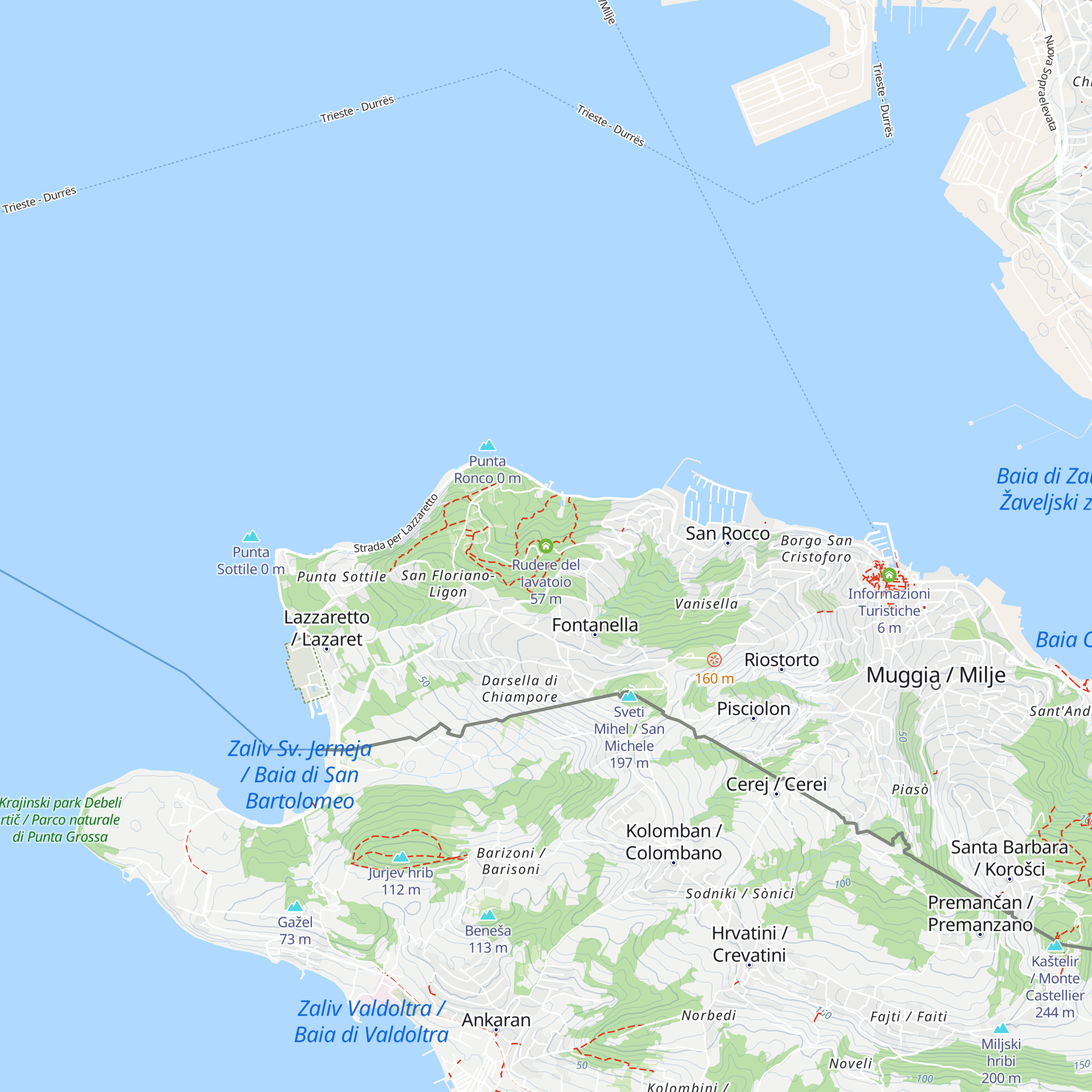 Rudere del lavatoio map