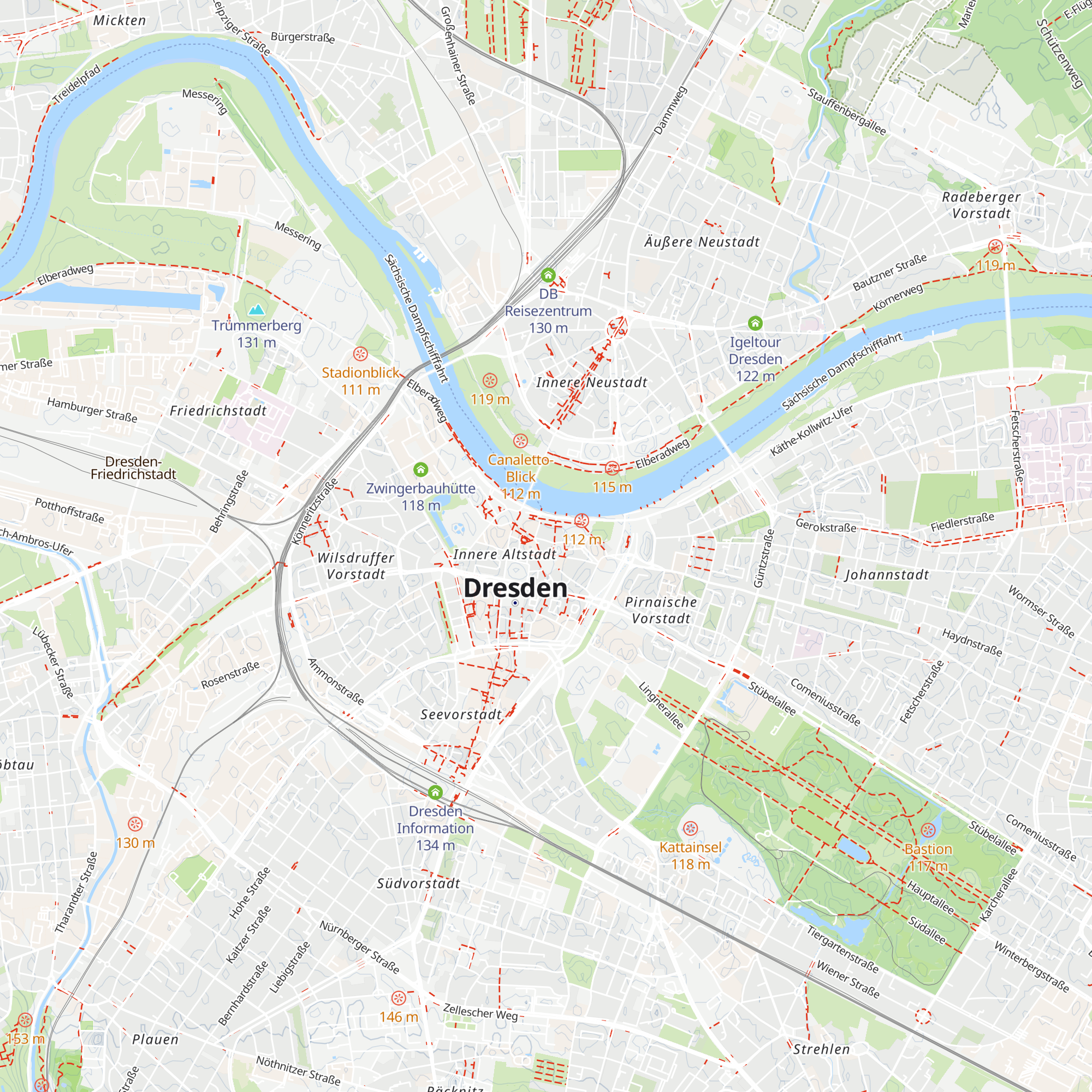 Dresden Information map