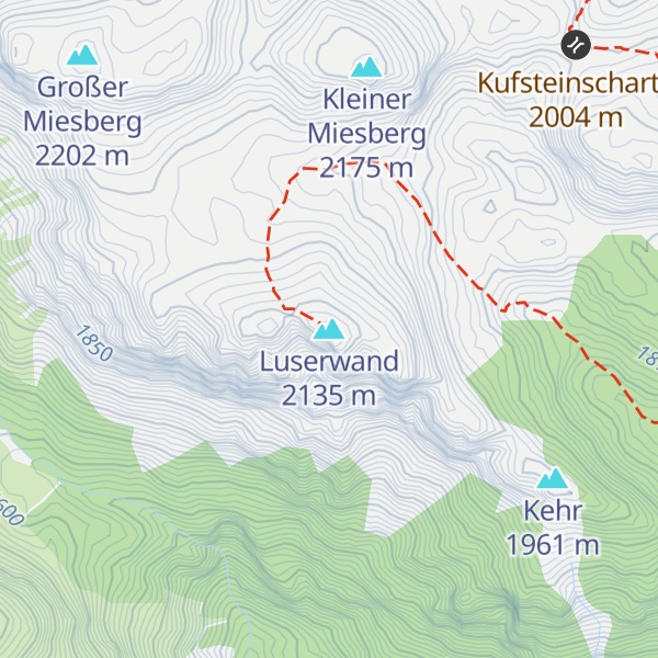 Map of Luserwand