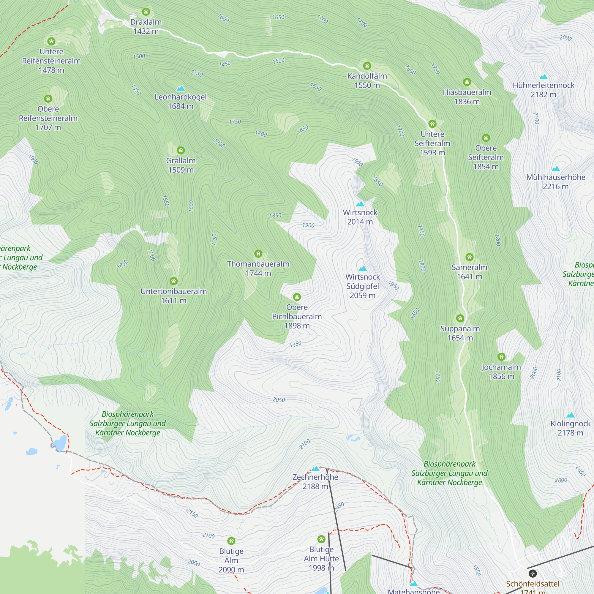 Obere Pichlbaueralm map