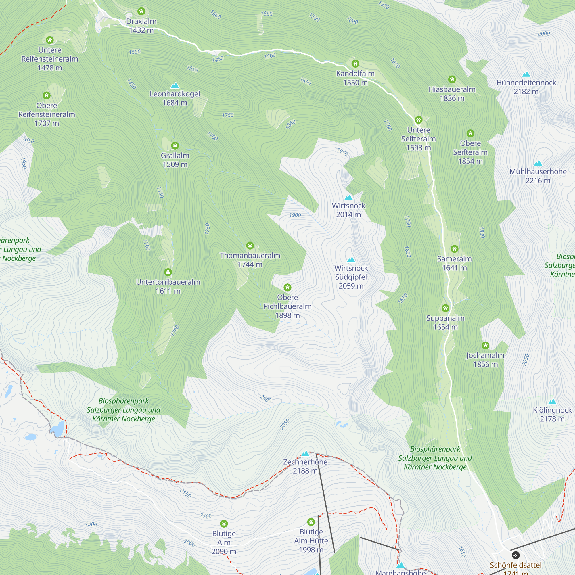 Obere Pichlbaueralm map