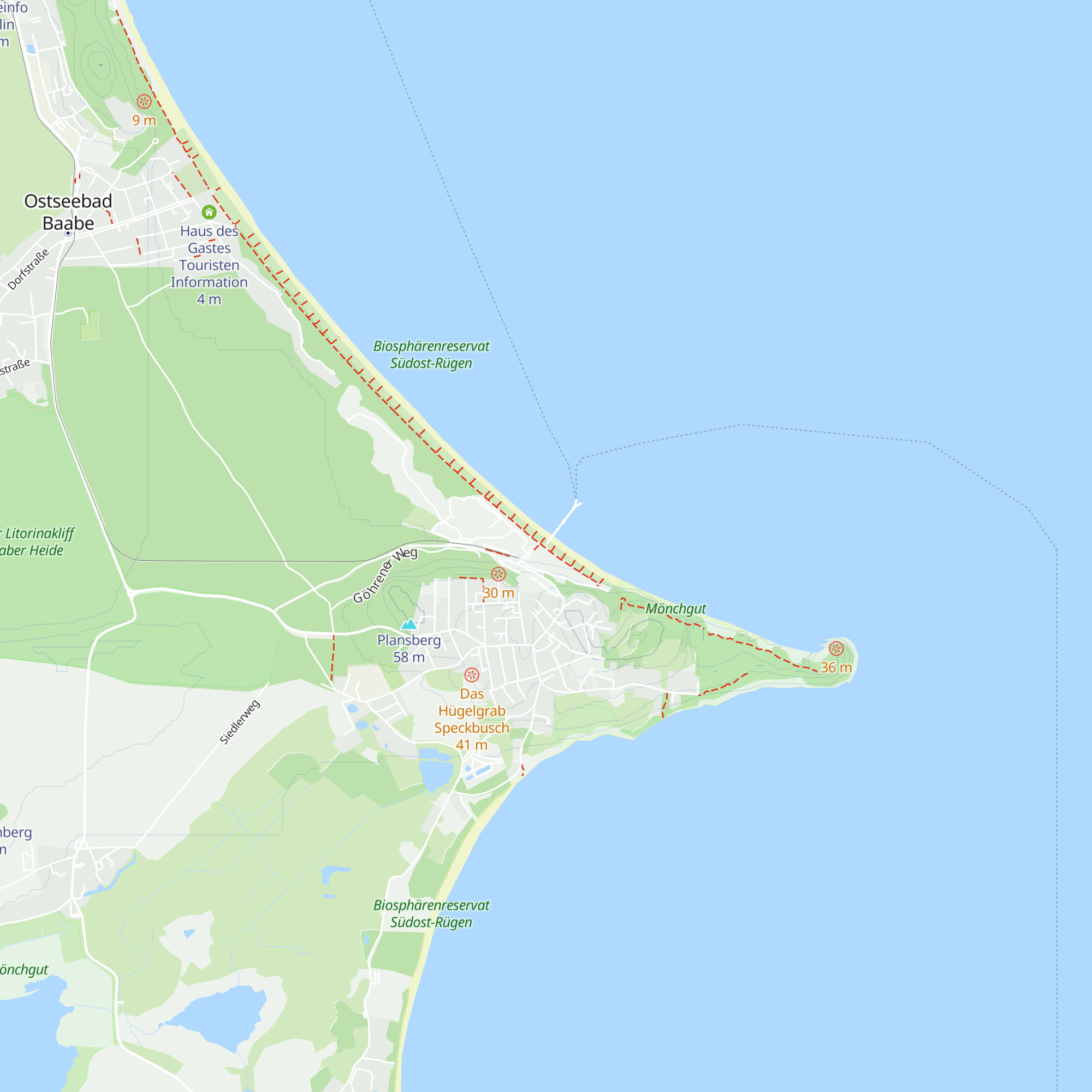 Infostelle an der Seebrücke map