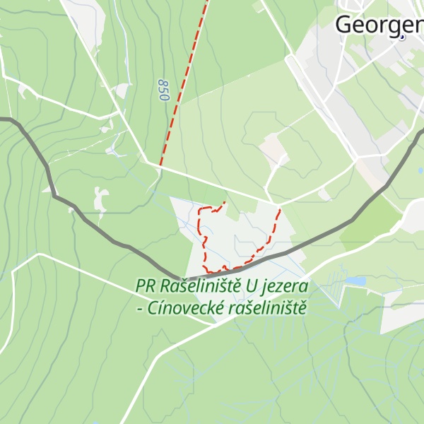 Map of Moorhütte