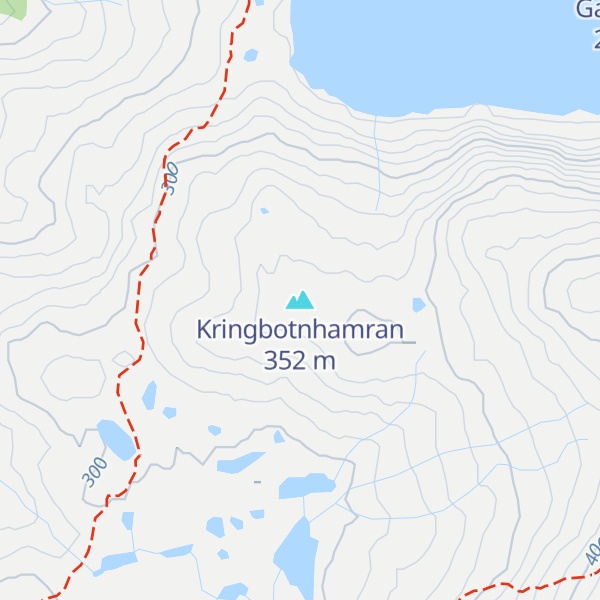 Map of Kringbotnhamran