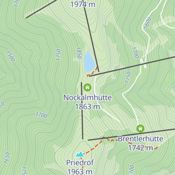 Map of Nockalmhütte