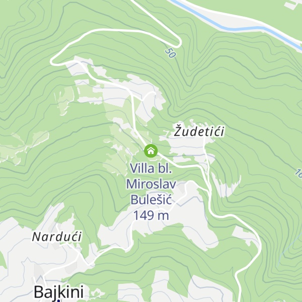Map of Villa bl. Miroslav Bulešić