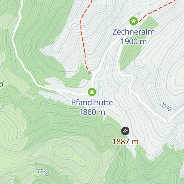 Map of Pfandlhütte