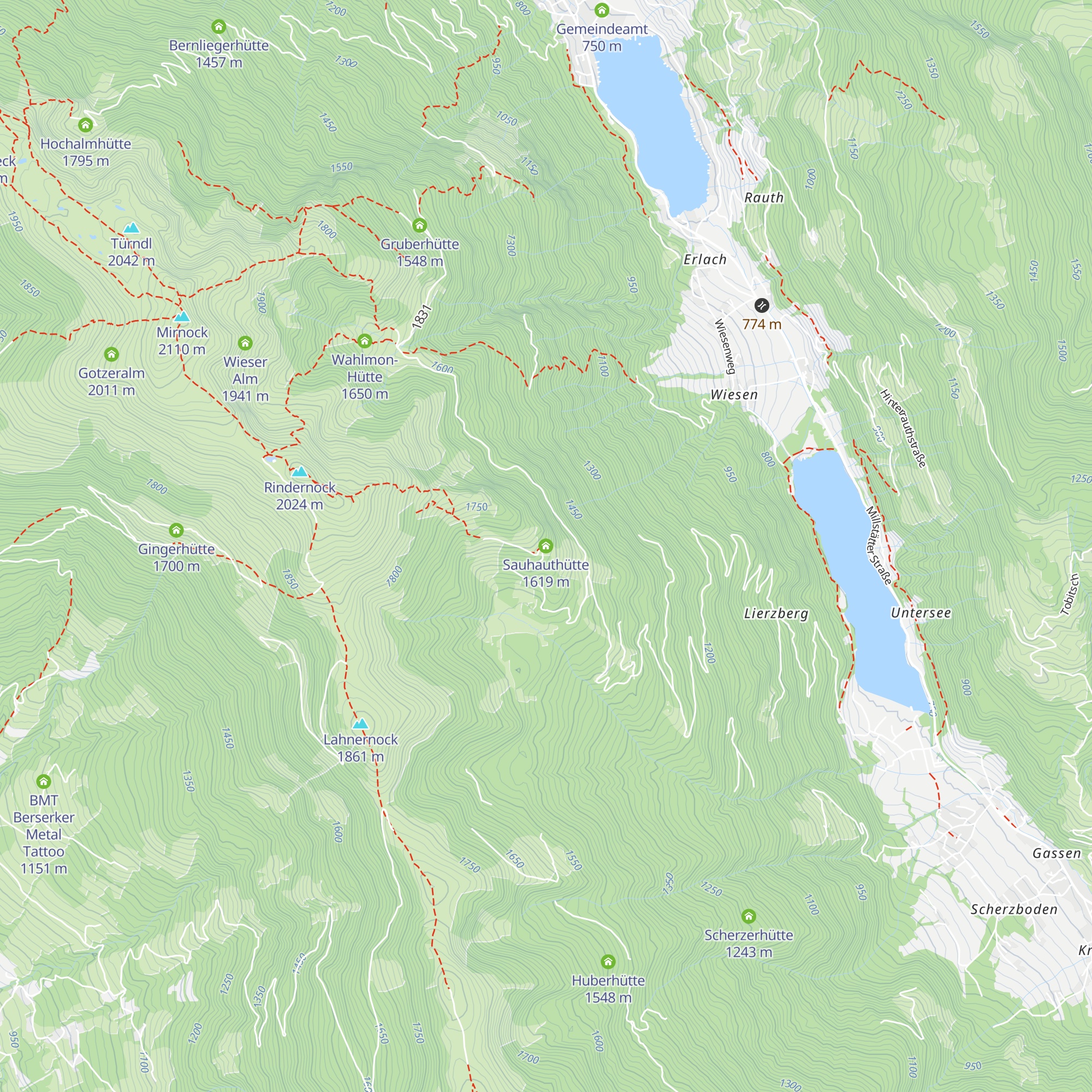 Sauhauthütte map