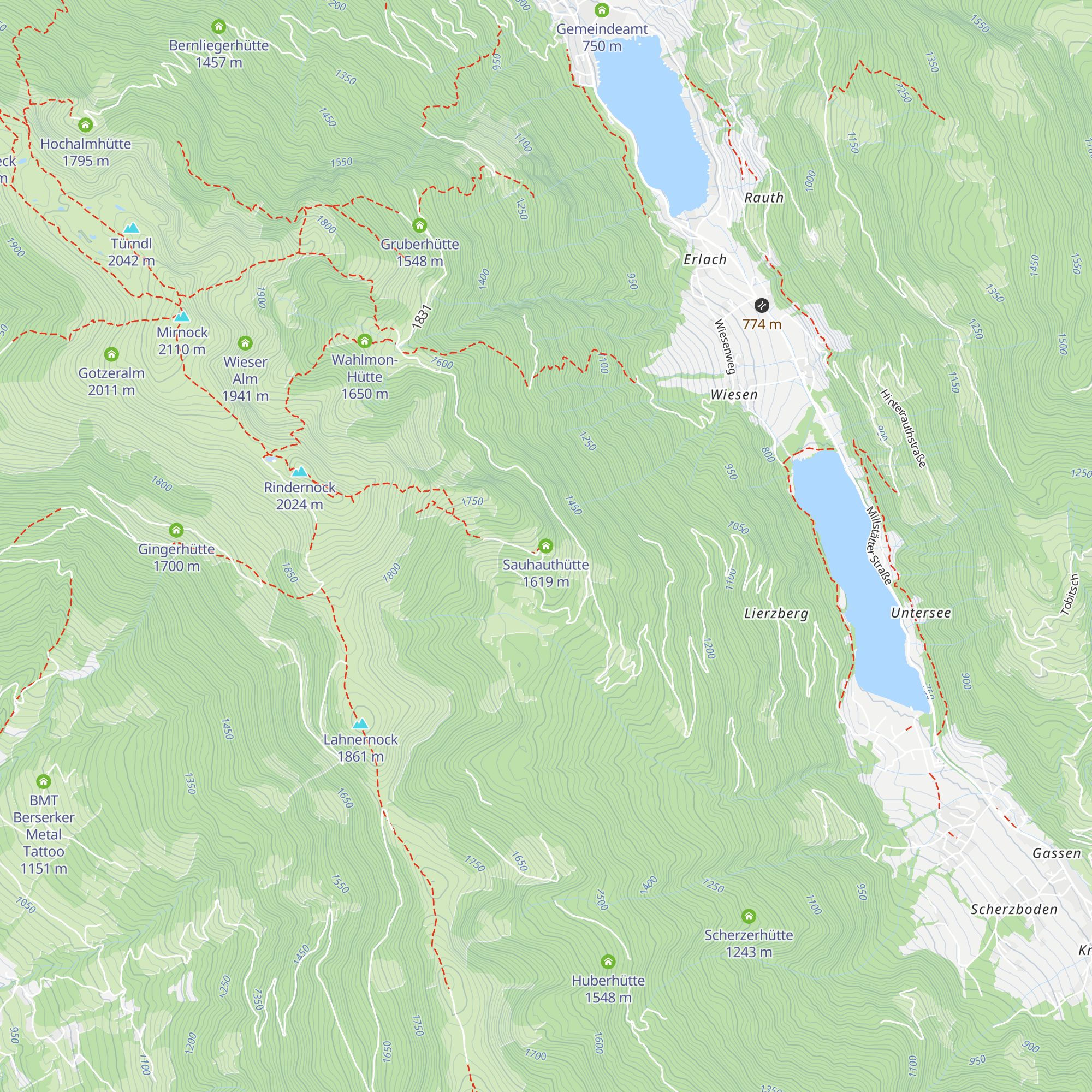 Sauhauthütte map