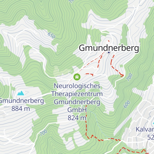 Map of Neurologisches Therapiezentrum Gmundnerberg GmbH
