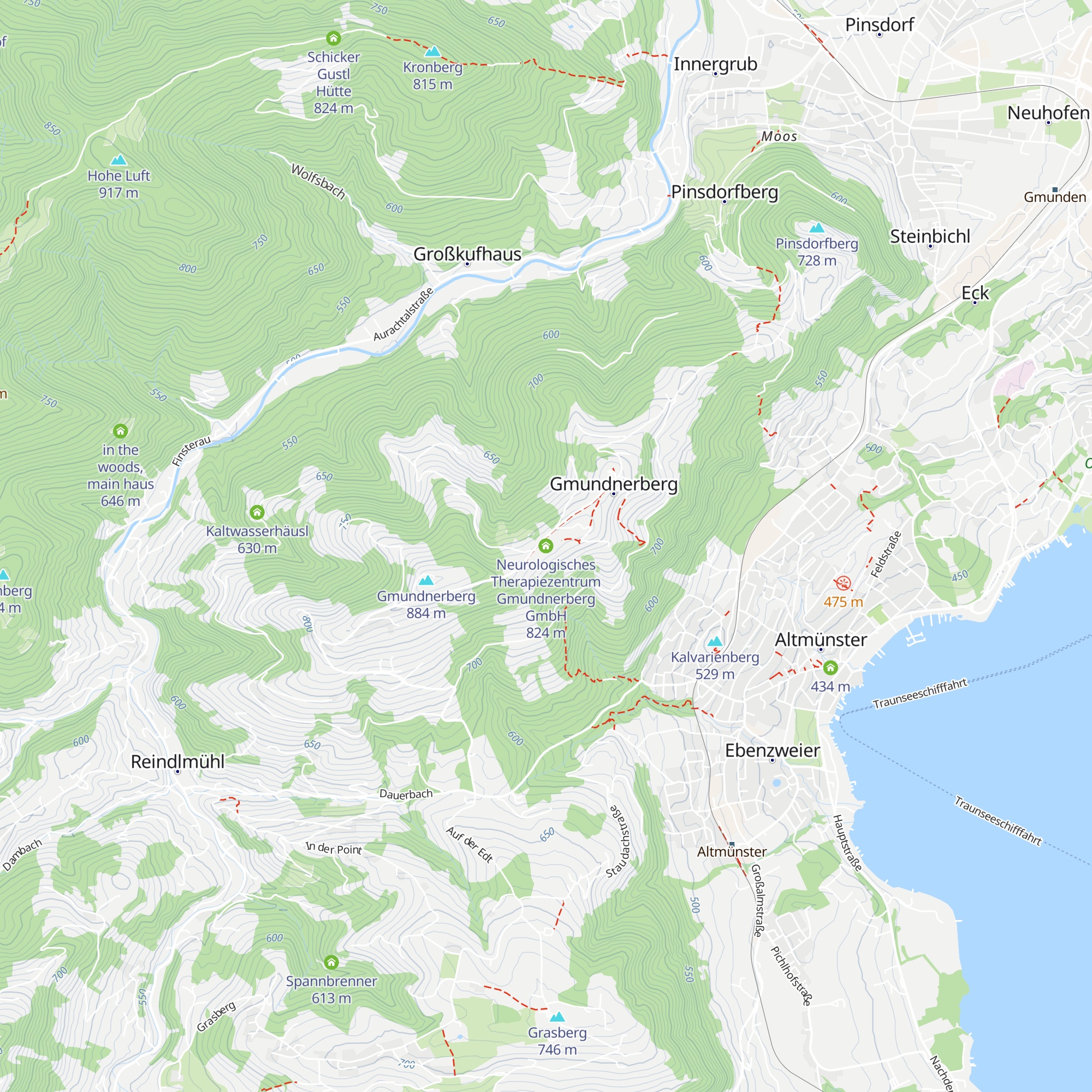 Neurologisches Therapiezentrum Gmundnerberg GmbH map