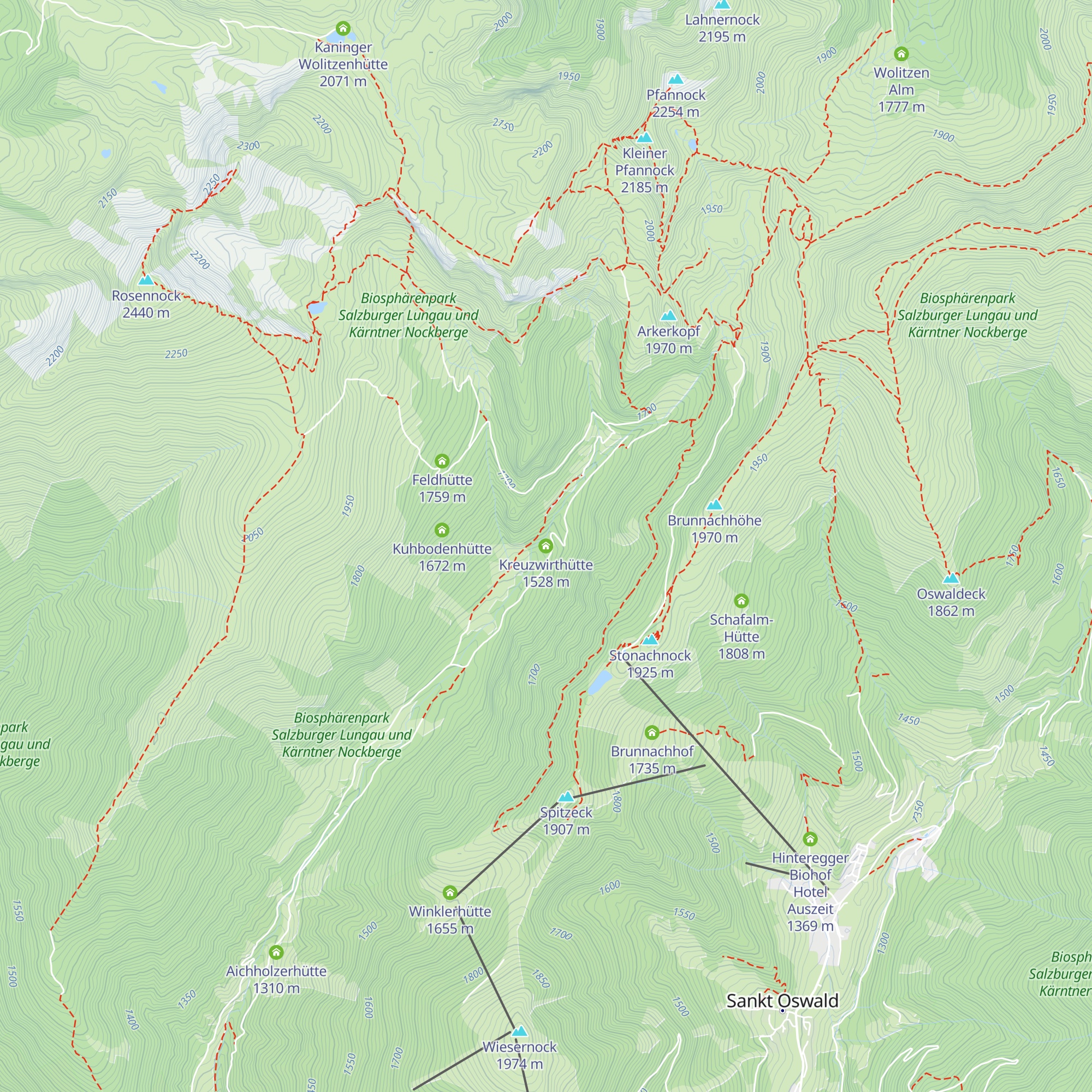 Kreuzwirthütte map