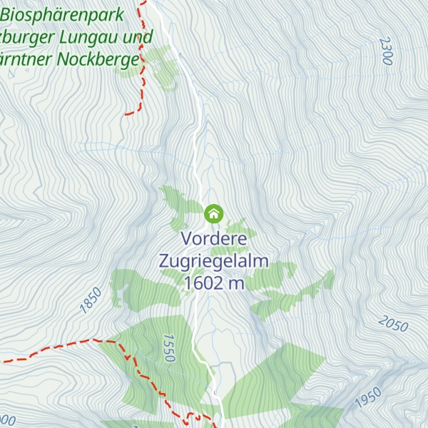 Map of Vordere Zugriegelalm