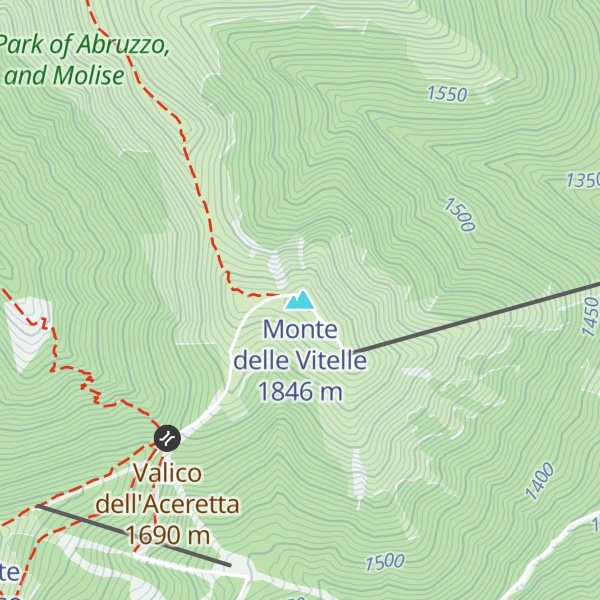 Map of Monte delle Vitelle