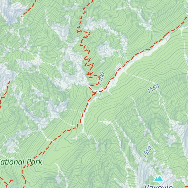 Map of Lovska koča Mala Pišnica