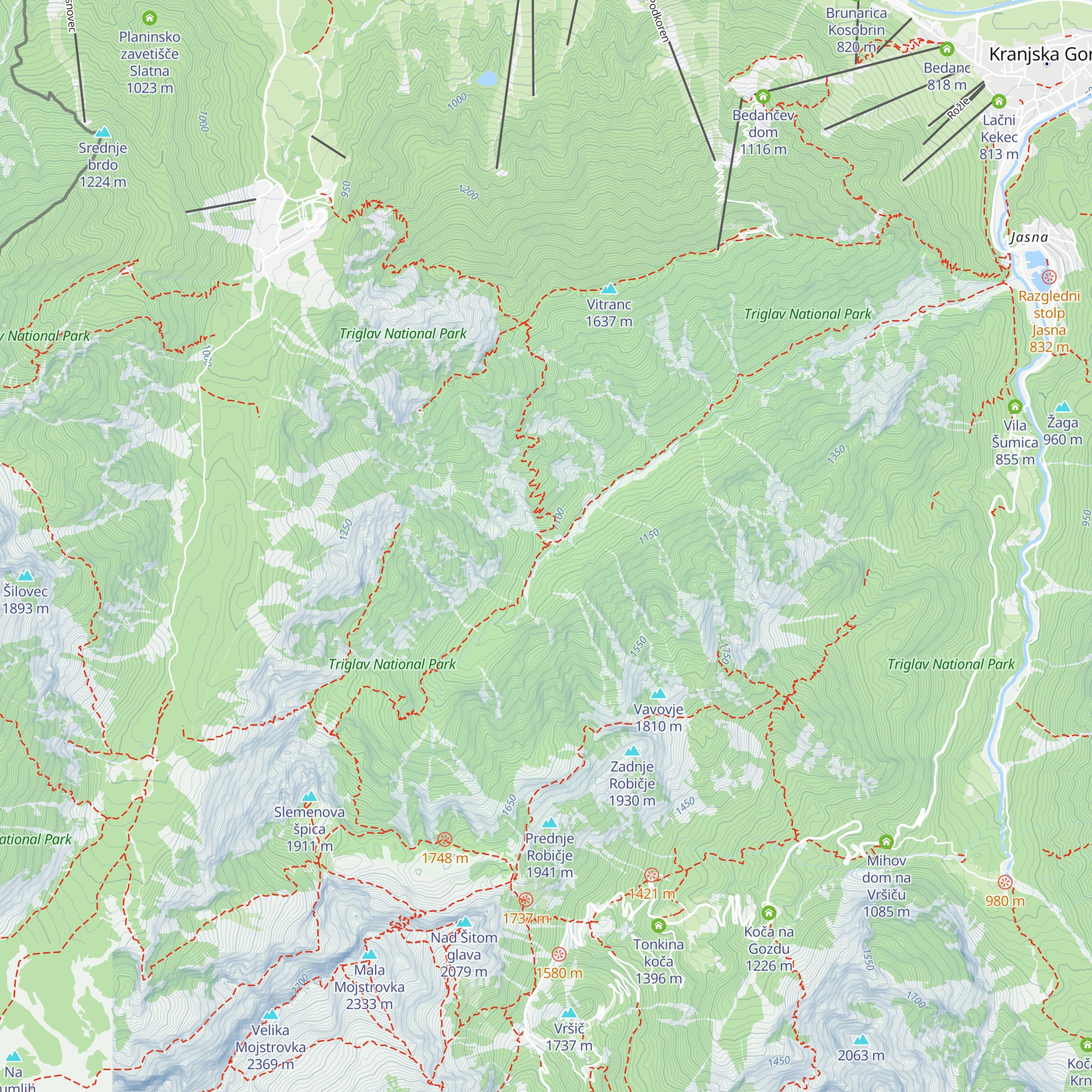 Lovska koča Mala Pišnica map