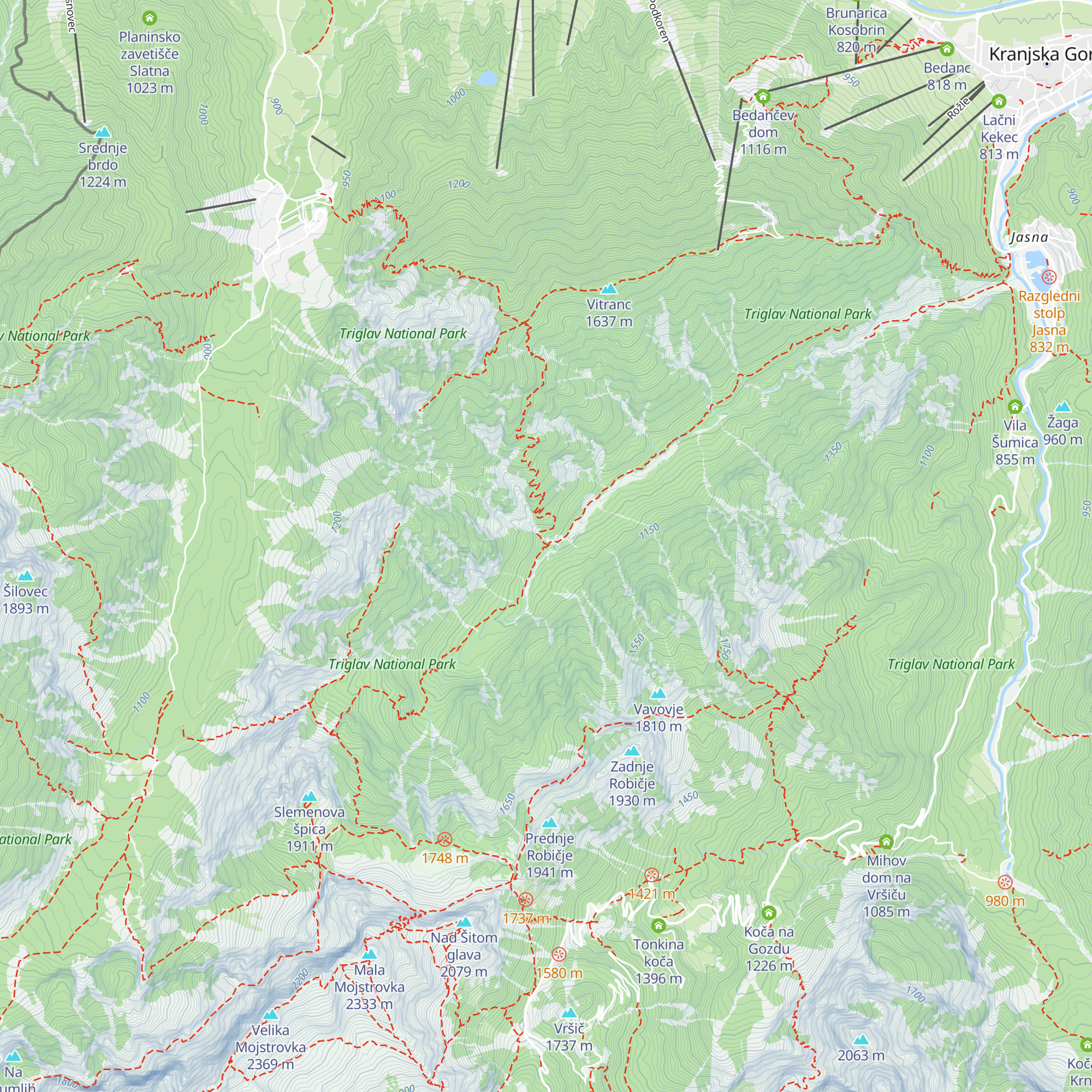 Lovska koča Mala Pišnica map